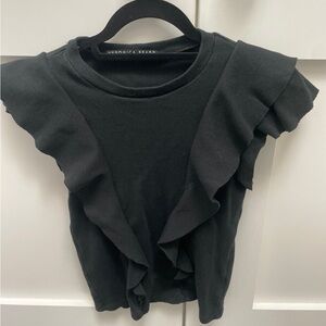 Veronica Beard 100% cotton ruffled top